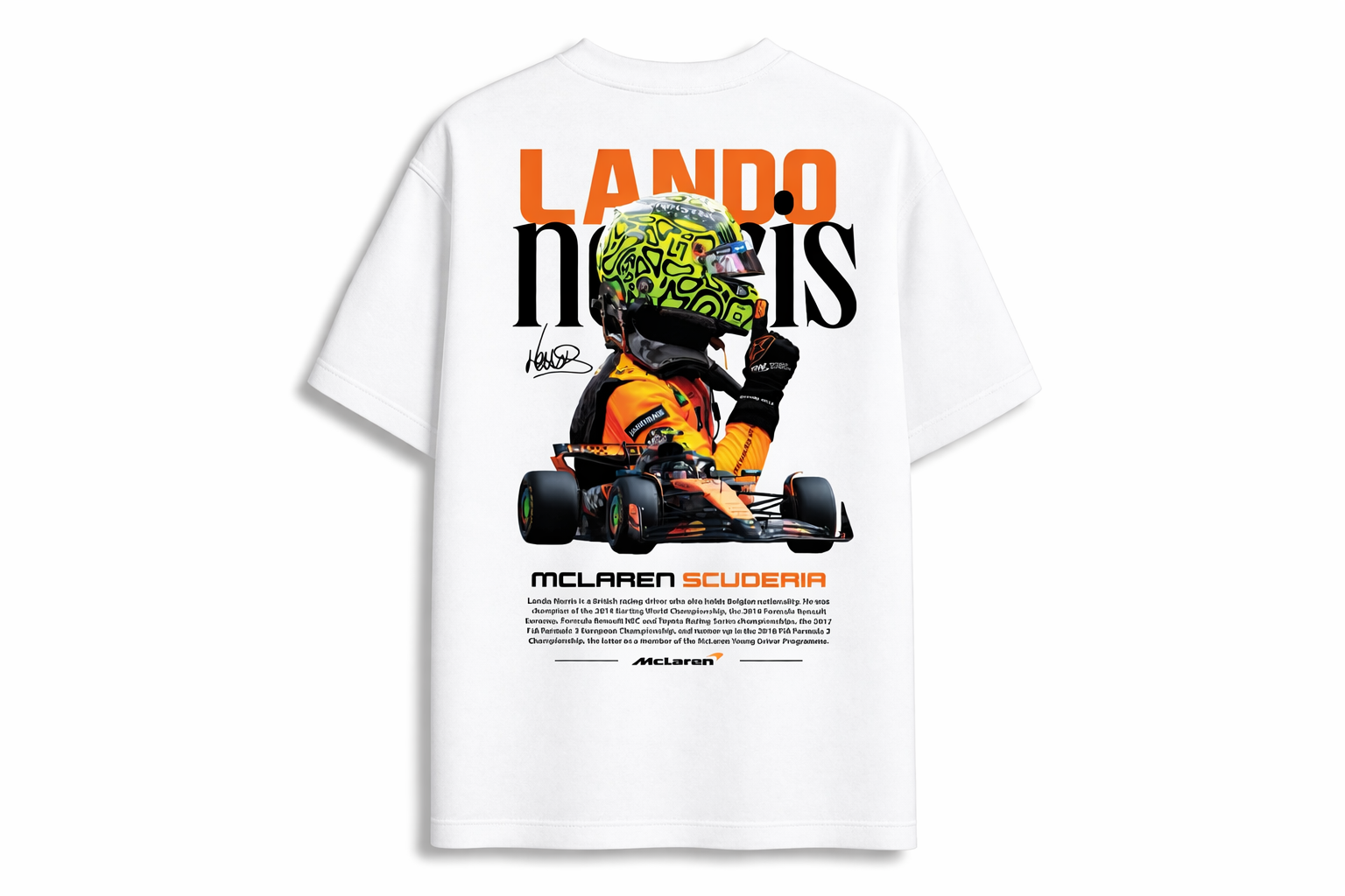 Lando Norris Signature – Oversized Race Edition Tee