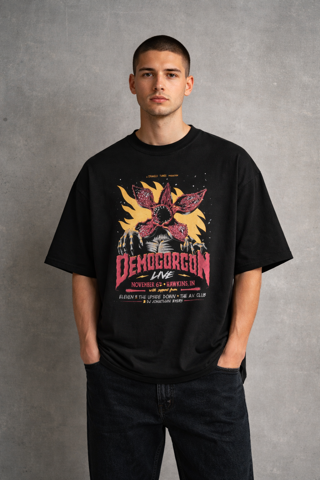 Demogorgon Oversized Tee