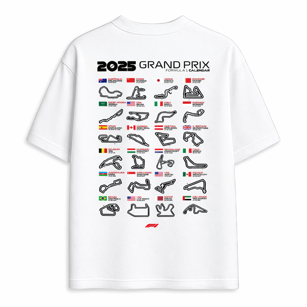 F1 Grand Prix Calendar – Oversized Edition