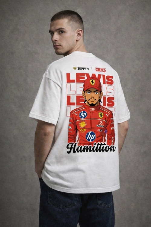 Lewis Hamilton x One Piece – Oversized Graphic Tee
