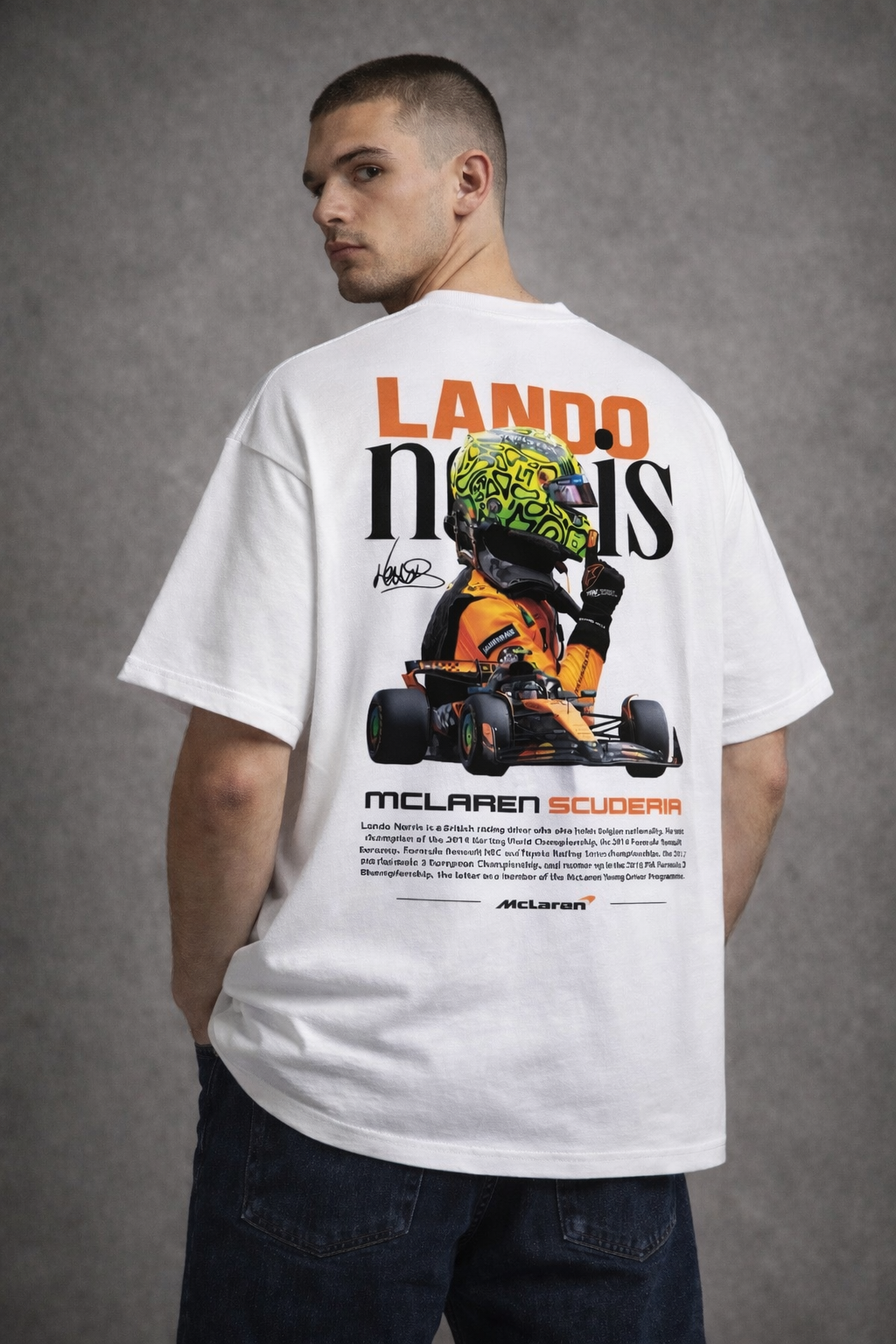 Lando Norris Signature – Oversized Race Edition Tee